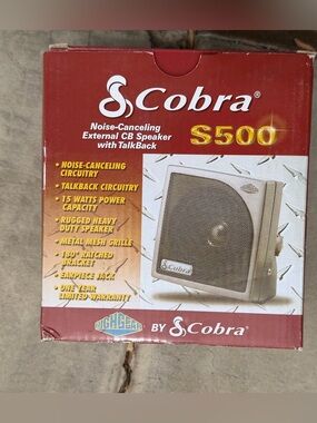Cobra high gear CB radio speaker NEW IN BOX